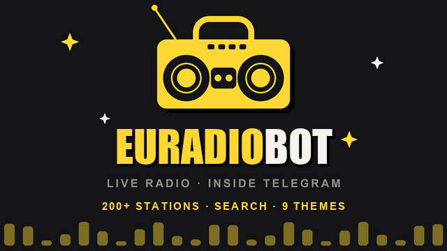 EuRadioBot: live radio inside Telegram
